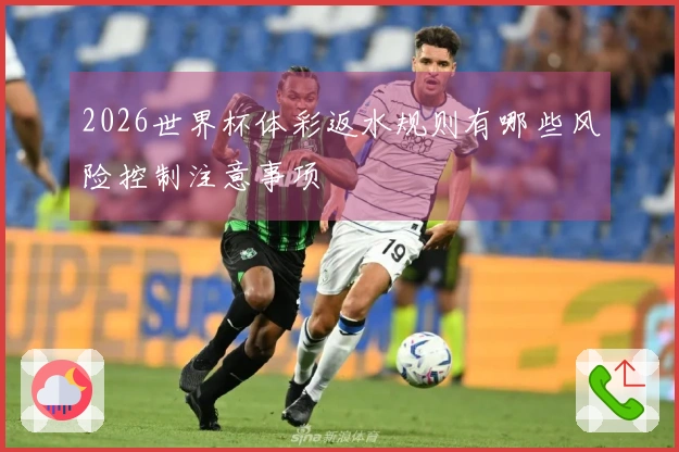2026世界杯体彩返水规则有哪些风险控制注意事项